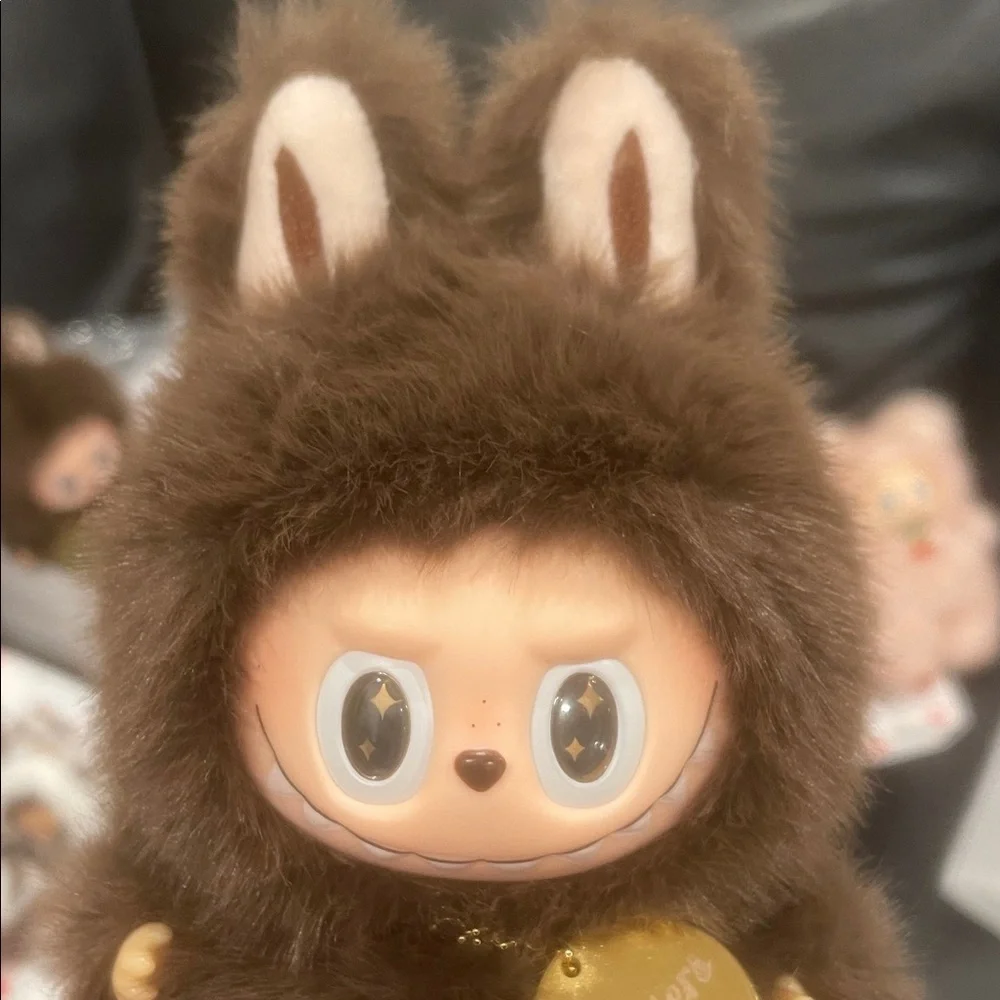 CUSTOM made brown zimomo plush keychain - Picture 5 of 9